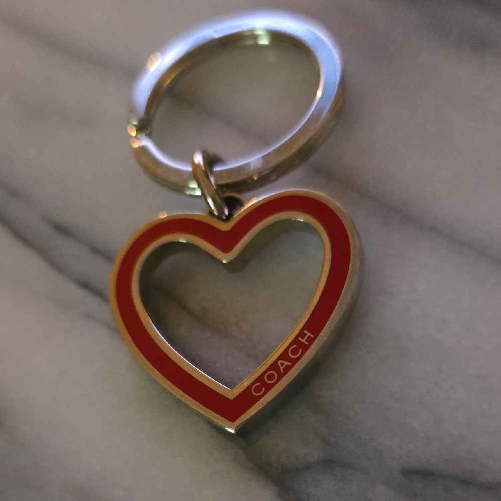Coach Keychain Heart ❤️!